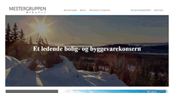 Desktop Screenshot of mestergruppen.no